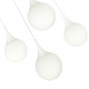 Lampa wisząca cztery białe krople Dewdrop Maytoni Modern P225-PL-150-N