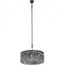 Lampa wisząca do salonu, dymione kryształy, okrągła 58 cm Vitaluce VE5182-1/9