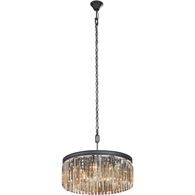 Lampa wisząca do salonu, kryształowa, okrągła 58 cm Vitaluce VE5181-1/9