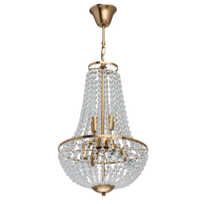 Lampa wisząca do wysokich pomieszczeń, szklane kulki Venezia MW-LIGHT Crystal 111012406