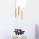 Lampa wisząca drewniana LED Chimes UMAGE naturalny dąb 02165