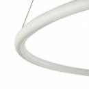 Lampa wisząca dwa białe okręgi LED Nola Maytoni MOD877PL-L62W