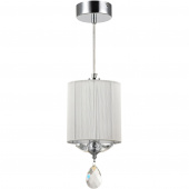 Lampa wisząca elegancka, chromowana z kryształami Miraggio Maytoni Modern MOD602-00-N