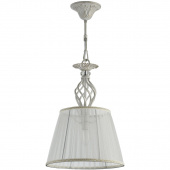 Lampa wisząca Grace transparentny, duży abażur, kryształy Maytoni Classic ARM247-PL-01-G