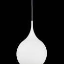 Lampa wisząca kropla, białe szkło Dewdrop Maytoni Modern P225-PL-300-N
