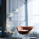 Lampa wisząca kryształowe sztabki Cerezo Maytoni MOD201PL-01N