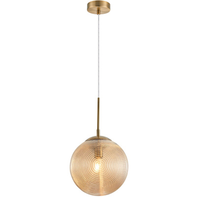 Lampa wisząca kula bursztynowa z ornamentem Lumina Maytoni P031PL-01BS