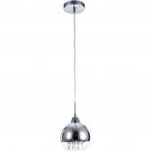 Lampa wisząca kula chromowana w górnej połowie Iceberg Maytoni Modern P012-PL-01-N