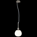 Lampa wisząca kula na niklowanej podstawie Erich Maytoni Modern MOD221-PL-01-N