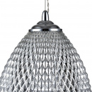 Lampa wisząca, pięknie teksturowany, szklany klosz Morenie Maytoni Modern P018-PL-01-N