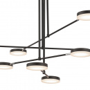 Lampa wisząca plafony LED na czarnych ramionach Fad Maytoni MOD070PL-L48B3K