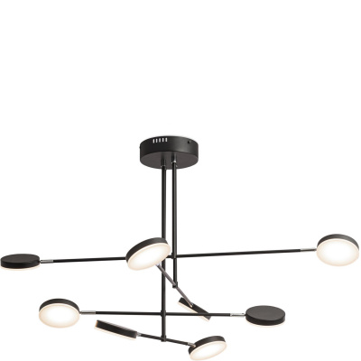 Lampa wisząca plafony LED na czarnych ramionach Fad Maytoni MOD070PL-L48B3K