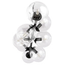 Lampa wisząca przezroczyste kule ROSSI 8 BL TRANSPARENT Emibig 874/8