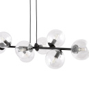 Lampa wisząca przezroczyste kule ROSSI 8 BL TRANSPARENT Emibig 874/8