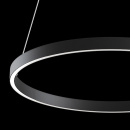 Lampa wisząca ring LED 60 cm Rim Maytoni czarna MOD058PL-L32B4K