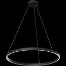 Lampa wisząca ring LED 80 cm Rim Maytoni czarna MOD058PL-L42B4K