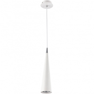 Lampa wisząca smukła, biała Nevill Maytoni Modern P318-PL-01-W