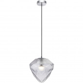Lampa wisząca, szary klosz Globo Maytoni Modern P053PL-01GR