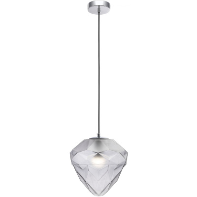 Lampa wisząca, szary klosz Globo Maytoni Modern P053PL-01GR