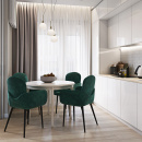 Lampa wisząca szklana, biała kula Erich Maytoni Modern MOD221-PL-01-G