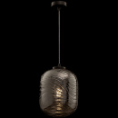 Lampa wisząca szklana, dymiona, falista Dunas Maytoni P058PL-01B