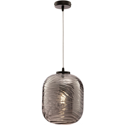 Lampa wisząca szklana, dymiona, falista Dunas Maytoni P058PL-01B
