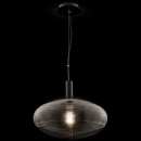 Lampa wisząca szklana elipsoida prążkowana Perlas Maytoni P062PL-01GR