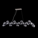 Lampa wisząca szklane bańki z ciemnego szkła 25 sztuk Dallas Maytoni Modern MOD547PL-25CH