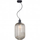 Lampa wisząca szkło prążkowane Vitaluce VE4842-1/1S