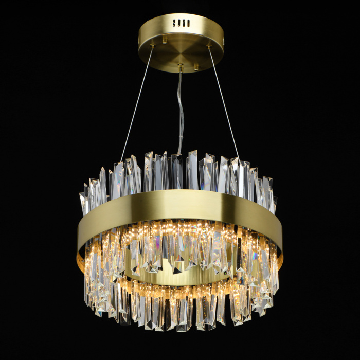 Lampa wisząca sztabki kryształowe, LED, pilot Adelard MW-LIGHT Crystal