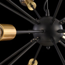 Lampa wisząca w stylu loft na 18 gołych żarówek Jackson Maytoni T546PL-18B