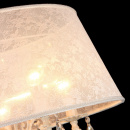 Lampa wisząca z dużym abażurem, kość słoniowa Filomena Maytoni Classic ARM390-33-W