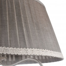 Lampa wisząca z lnianym kloszem Felicita Maytoni Classic ARM029-PL-03-W