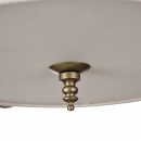 Lampa wisząca z metalową, brązową osłoną, kremowa tkanina Burgeon Maytoni ARM959-PL-04-G