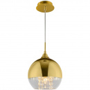 Lampa wisząca złota kula z kryształkami Fermi Maytoni No 1 w sprzedaży P140-PL-110-1-G