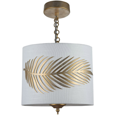 Lampa wisząca - złoty liść paproci Farn Maytoni Classic H428-PL-01-WG