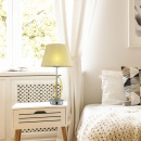 Lampka stołowa ze złotą szarfą Diva Candellux 41-55071