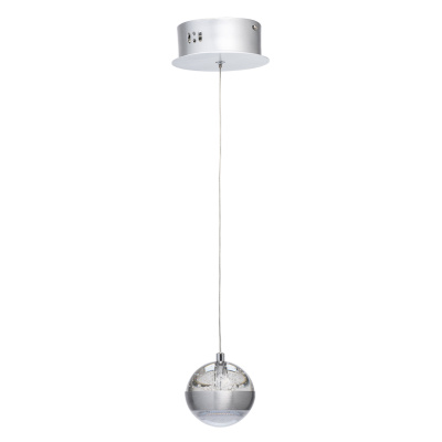 Lampka wisząca - szklana kula LED - nad stół w jadalni MW-LIGHT Megapolis 730010101