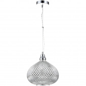 Lampka wisząca, szklany klosz o pięknej teksturze Moreno Maytoni Modern P019-PL-01-N