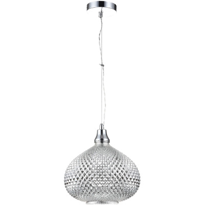 Lampka wisząca, szklany klosz o pięknej teksturze Moreno Maytoni Modern P019-PL-01-N