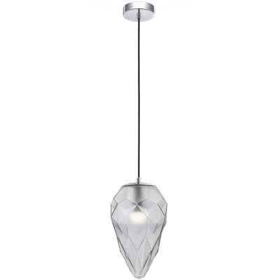 Lampka wisząca, szklany, szary klosz Globo Maytoni Modern P052PL-01GR