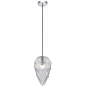 Lampka wisząca, szklany, szary klosz Globo Maytoni Modern P052PL-01GR