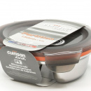 Lunchbox mały, okrągły z 2 przegrodami 0,15 Litra, stalowy To Go Cuitisan EC4177