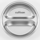 Lunchbox mały, okrągły z 2 przegrodami 0,15 Litra, stalowy To Go Cuitisan EC4177