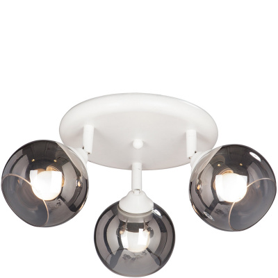 Mała lampa sufitowa 3 szklane klosze Vitaluce VE4311-0/3PL