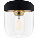 Mała lampa wisząca Acorn UMAGE czarna / mosiądz 02082