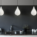 Mała lampa wisząca biała nowoczesna Alva UMAGE 02103