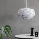 Mała lampa wisząca z naturalnych piór Eos UMAGE 02124