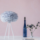 Mała lampa wisząca z naturalnych piór Eos UMAGE 02124