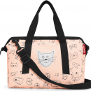 Mała torba allrounder XS Reisenthel kids cats and dogs rose RIQ3064
